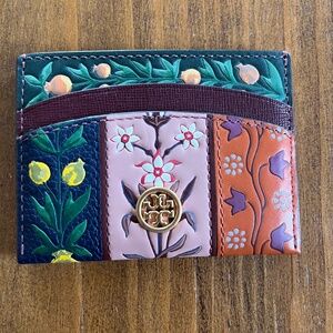 Tory Burch leather card holder